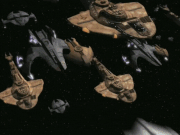 Cazas de la Flota contra cardassianos