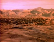 The "brown smudge" of the old city…