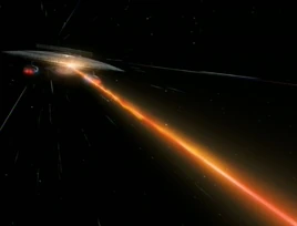 USS Bonchune fires forward phaser