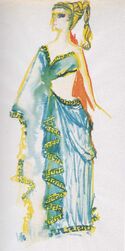 Carolyn Palomas gown design by William Ware Theiss