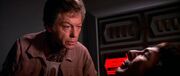Spock and Leonard McCoy in Klingon sickbay