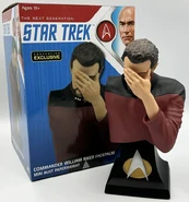 ThinkGeek 2020 San Diego ComicCon-exclusive Icon Heroes Riker Facepalm Bust
