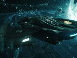 Moll and L'ak's ship