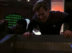 Two DS9 officers during attack, 2373