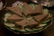 Cucumber sandwiches