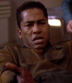Enterprise-D illusory injured crewman