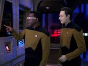 Geordi La Forge and Data, 2366