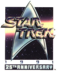 Star Trek 25th anniversary official logo