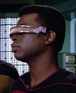 Visual acuity transmitter.jpg (407 KB) The transmitter attached to a VISOR