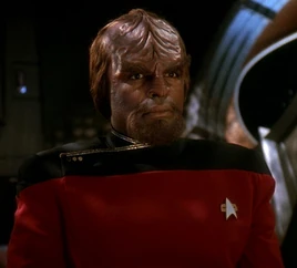 Worf at his hearing
