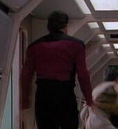 Stunt double for Jonathan Frakes TNG: "The Hunted" (uncredited)