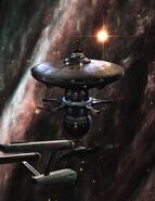 2005 and onward: CGI cover art for Star Trek: Vanguard series Harbinger