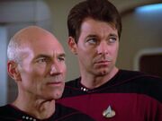 Jean-Luc Picard and William T. Riker, 2364