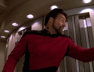 Stunt double for Jonathan Frakes TNG: "Gambit, Part II" (uncredited)