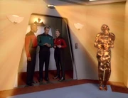 Ein Testlauf enttarnt Odo.