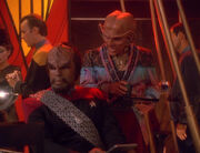 Worf and Quark, 2372