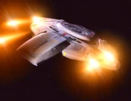 Pulsphaser, abgefeuert von der USS Defiant