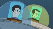 Futurama - Bender's Game - Takei and Bakula