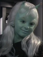 Eine holografische Projektion Tallas.