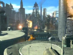 The city under attack