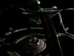 Alien ship docked at DS9