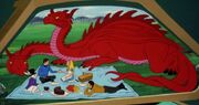 Picnic with alice and dragon