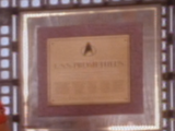 USS Prometheus dedication plaque