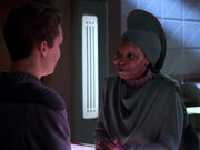 Wesley tells guinan about nanites - evolution