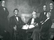 First Reading of the Emancipation Proclamation of President Lincoln