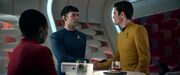 Kirk and Spock meet