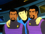 Spock with Klingons