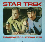 Star Trek Calendar 1976