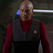 Jean-Luc Picard in vest, 2373