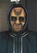 Detail of facial design