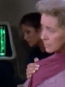 In sickbay Played by an unknown actress (TNG: "Too Short A Season")