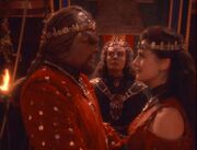 Worf and Dax's wedding