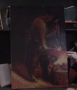 A blacksmith painting by Data (TNG: "Birthright, Part I")
