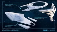 DIS Season 3 Federation ships concept art 2.jpg (214 KB) Concept art of the Intrepid-class and two other contemporaries…
