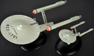 Eaglemoss TOS USS Enterprise comparison