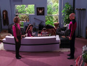 Picard confronts Aster illusion