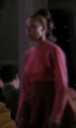 Played by an unknown actress (TNG: "Booby Trap")