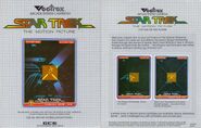 Vectrex Star Trek The Motion Picture game box