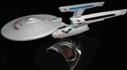 JL S2 Battle Damaged USS Enterprise (refit).jpg (477 KB) Battle-damaged USS Enterprise (refit)