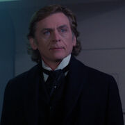 Un'immagine del Professor Moriarty come ologramma