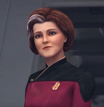 captain janeway hair