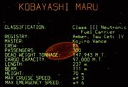 Kobayashi Maru data