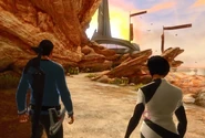 New Vulcan 2.jpg (297 KB) Spock and T'Mar facing the colony