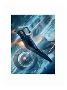 Star Trek Universe Starships Collection Limited Edition Print 3.jpg (253 kio) Impression en édition limitée 30 × 40 cm "Booker's ship & USS Discovery-A"