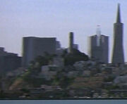 Telegraph Hill crowned by coit tower