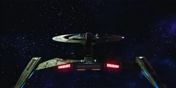 USS Discovery, aft